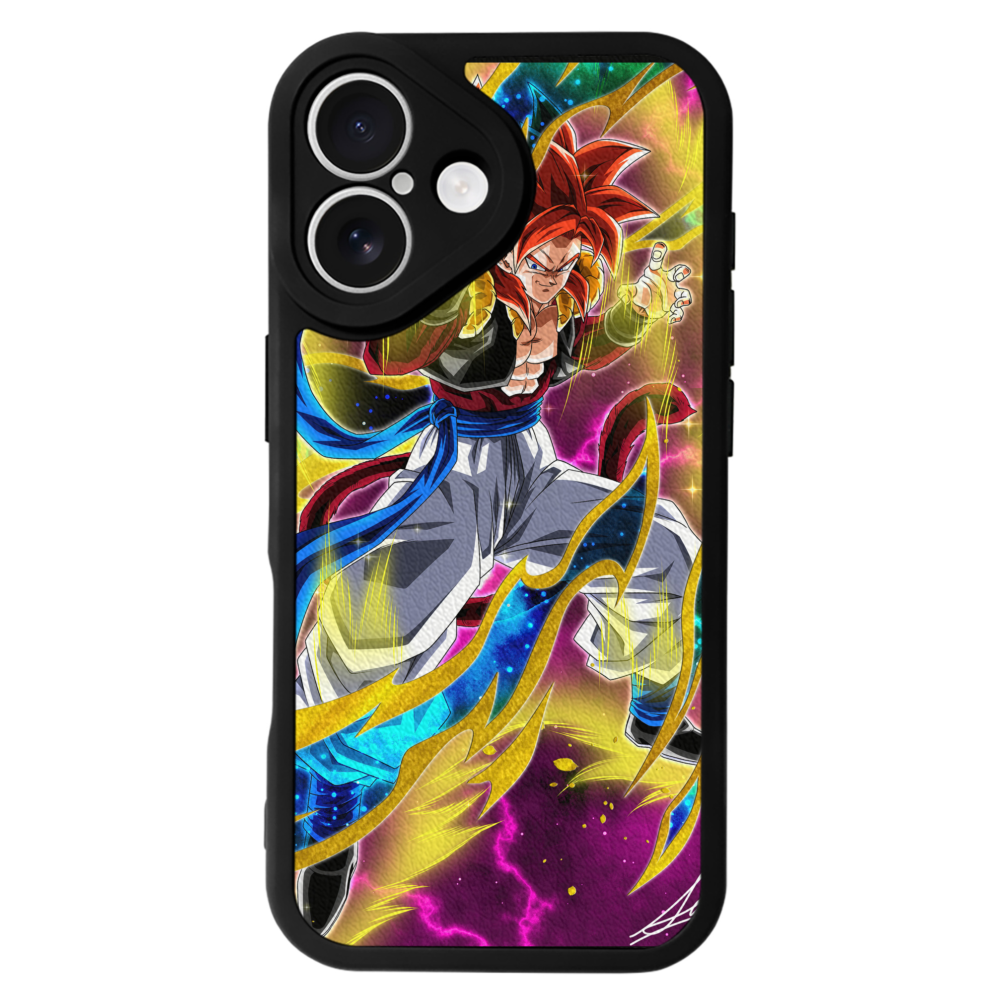 （画像用） ドラゴンボール DRAGON BALL 【iPhone 16シリーズ対応】シリコンスマホケース（レザー調） 材質：シリコン